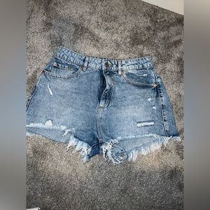 Garage denim festival shorts